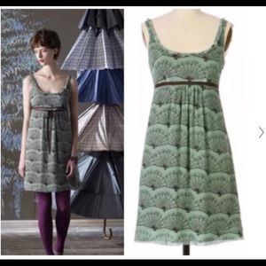 Anthropologie diodore fan dress